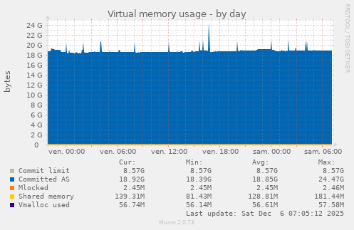Virtual memory usage